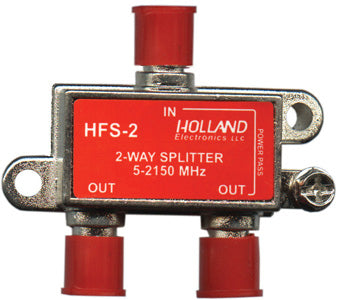 Single Side Power Passing Splitter - 5-2150 MHz